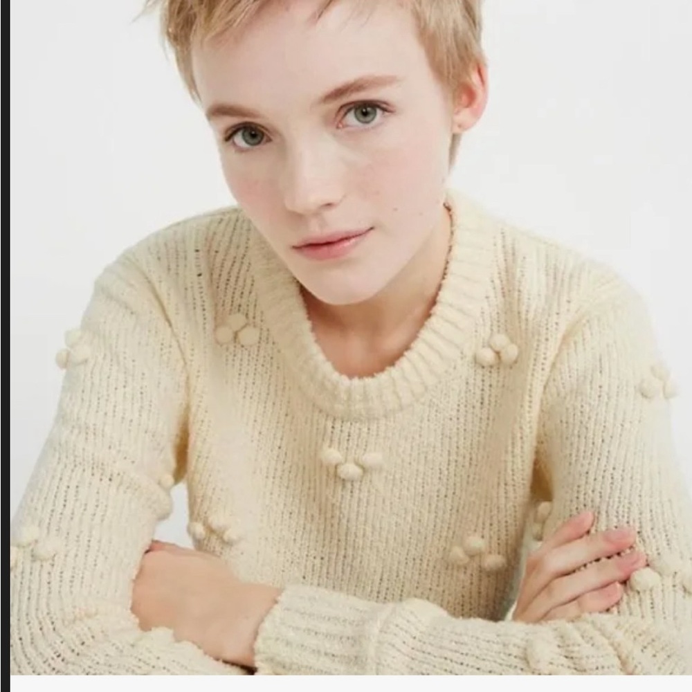 Madewell dotted bobble pullover sweater - Picture 2 of 9